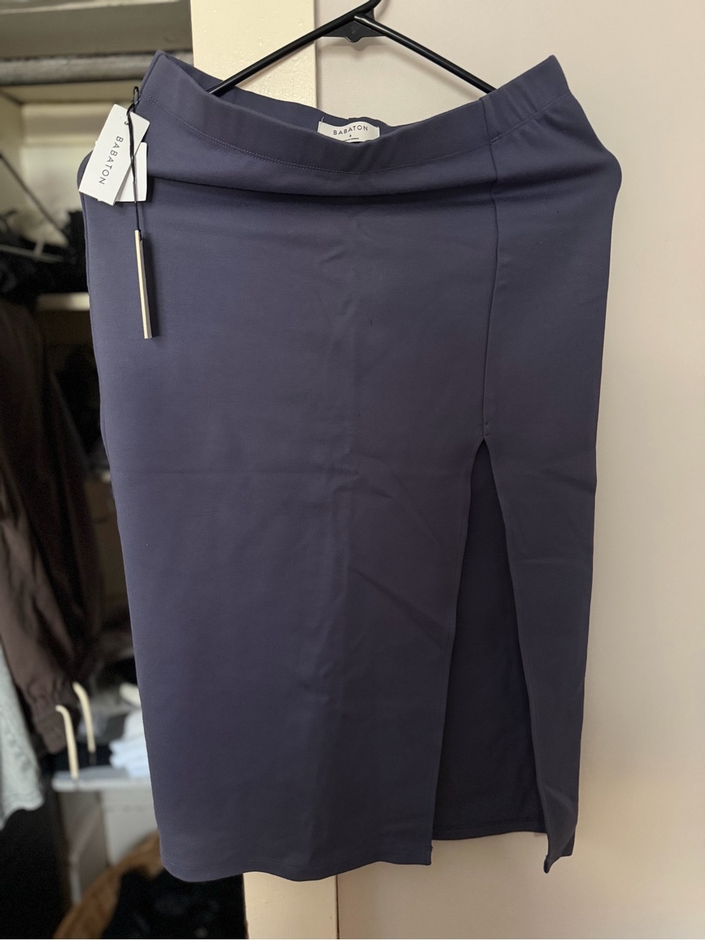 Babaton Pencil Skirt with Front Slit